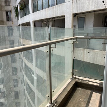 Balcony in 2 BHK Apartment at JP Decks, Mira Nagar – for Rent