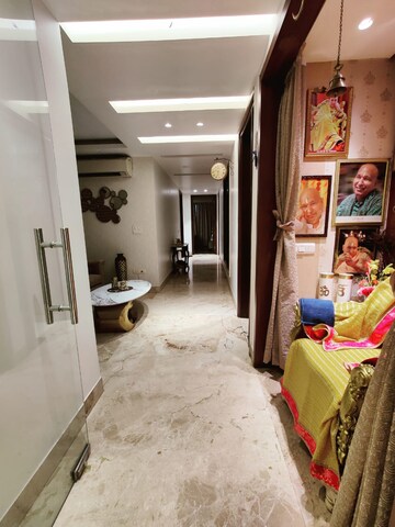 Living Room in 3 BHK Builder Floor at Shivalik Colony – for Rent