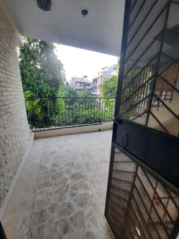 Balcony in 2 BHK Builder Floor at Malviya Nagar – for Rent