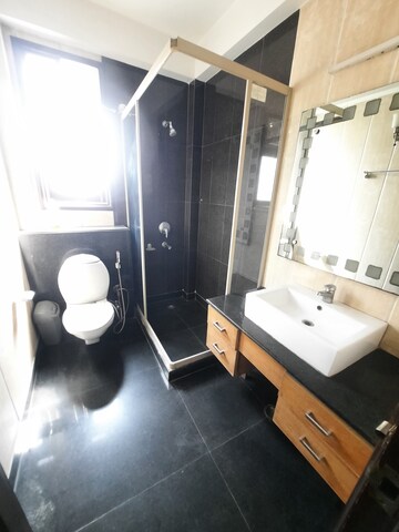Bathroom in 3 BHK Builder Floor at Saket – for Rent