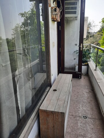 Balcony in 3 BHK Builder Floor at Saket – for Rent