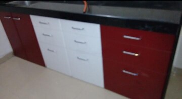 Kitchen in 2 BHK Apartment at Rustomjee Athena, Majiwada – for Rent