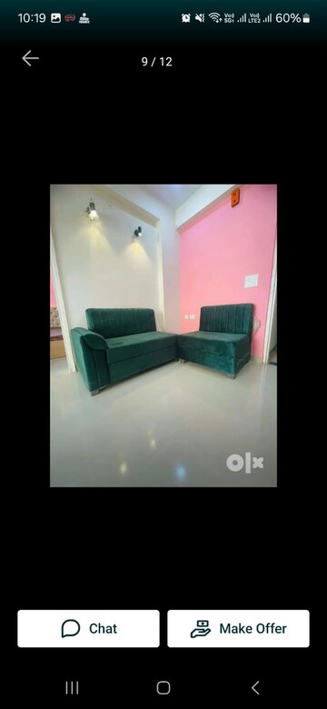Living Room in 2 BHK Apartment at Manglam Aadhar, Gandhi Path – for Rent