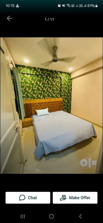 Bedroom in 2 BHK Apartment at Manglam Aadhar, Gandhi Path – for Rent