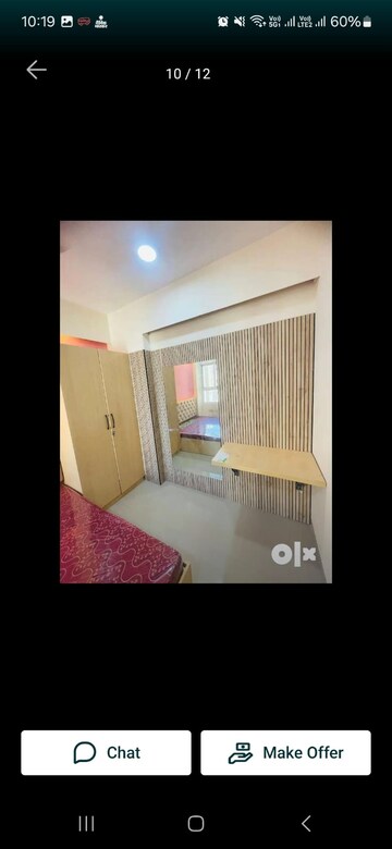 Bedroom in 2 BHK Apartment at Manglam Aadhar, Gandhi Path – for Rent