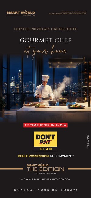 Kitchen in 3 BHK Apartment at Smart World The Edition, Sector 66 – for Sale