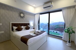 Bedroom in 2 BHK Apartment at Oasis Elysian, Vasai West – for Sale