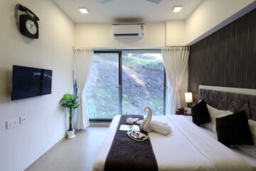 Bedroom in 2 BHK Apartment at Oasis Elysian, Vasai West – for Sale