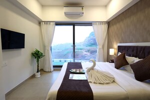 Bedroom in 2 BHK Apartment at Oasis Elysian, Vasai West – for Sale