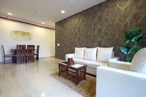 Living Room in 2 BHK Apartment at Oasis Elysian, Vasai West – for Sale
