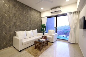 Living Room in 2 BHK Apartment at Oasis Elysian, Vasai West – for Sale