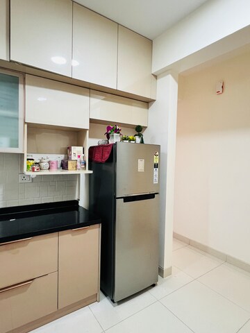 Kitchen in 3 BHK Apartment at Salarpuria Sattva Park Cubix, Devanahalli – for Rent