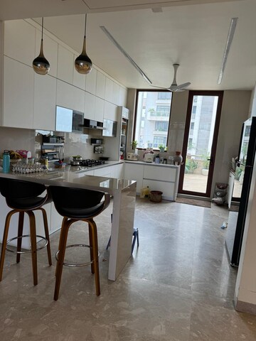 Kitchen in 5 BHK Penthouse at Mahindra Luminare, Sector 59 – for Rent