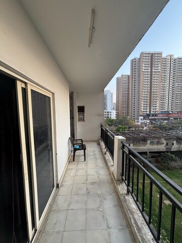 Balcony in 3 BHK Apartment at Amrapali Silicon City, Sector 76 – for Rent