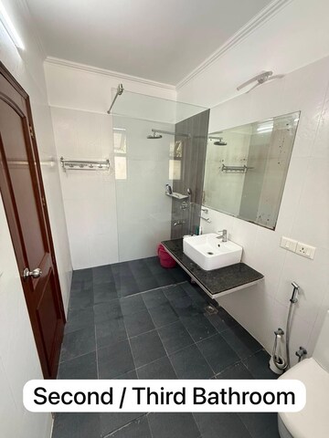 Bathroom in 3 BHK Apartment at Spaze Privy AT4, Sector 84 – for Rent