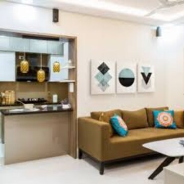 Living Room in 1 BHK Apartment at Shah And Daswani Kashidham Apartment, Virar West – for Rent