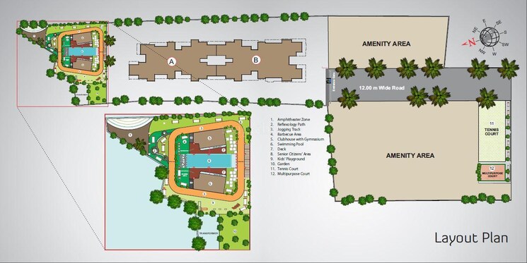 Floor Plan, vtp-urban-soul 2 Bedroom 870 Sq.Ft. Apartment In Kharadi Pune 8525694