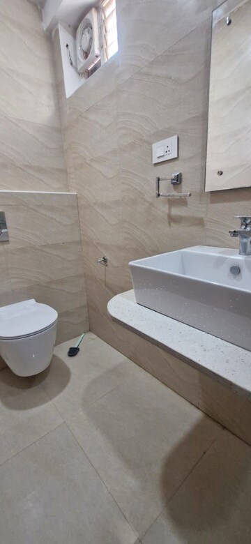 Bathroom in 3 BHK Apartment at SLNS Kondapally Enclave, Kondapur – for Rent