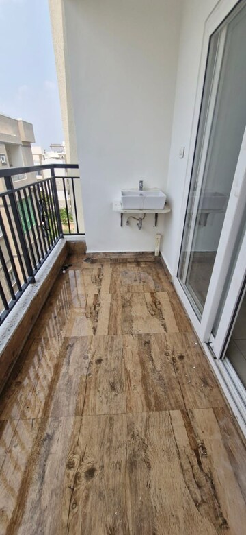 Balcony in 3 BHK Apartment at SLNS Kondapally Enclave, Kondapur – for Rent