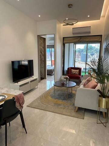 Living Room in 1 BHK Apartment at Khandelwal Passcode Fusion, Borivali West – for Sale