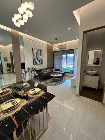 Living Room in 1 BHK Apartment at Khandelwal Passcode Fusion, Borivali West – for Sale