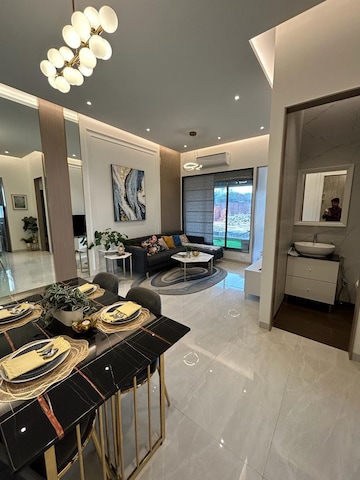 Living Room in 1 BHK Apartment at Khandelwal Passcode Fusion, Borivali West – for Sale