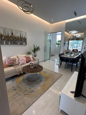 Living Room in 2 BHK Apartment at Khandelwal Passcode Fusion, Borivali West – for Sale