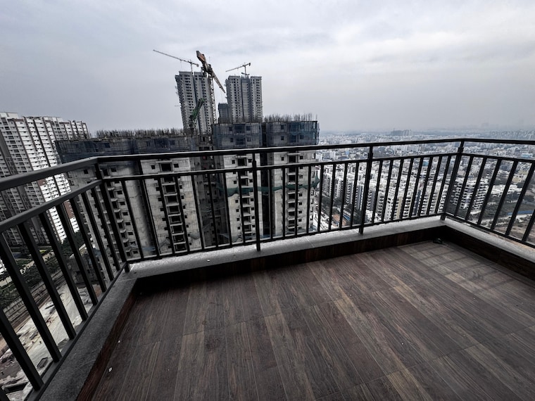 Balcony, rajapushpa-provincia 3 Bedroom 2020 Sq.Ft. Apartment In Narsingi Hyderabad 8525857