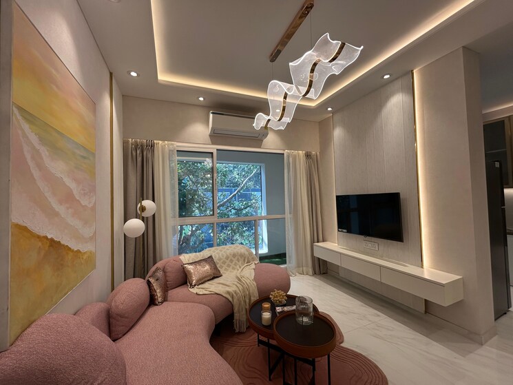 Living Room, yukti-anchor-point-oasis 1 Bedroom 421 Sq.Ft. Apartment In Malad West Mumbai 8525944