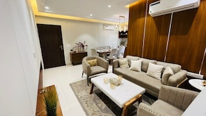 Living Room in 4 BHK Apartment at Manglam Garden City, Muhana – for Sale