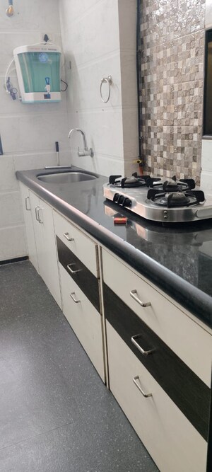 Kitchen in 1 BHK Apartment at Gurukrupa Marina Enclave, Malad West – for Sale