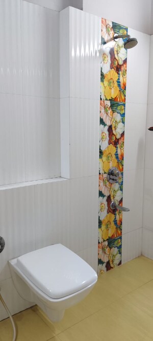 Bathroom in 1 BHK Apartment at Gurukrupa Marina Enclave, Malad West – for Sale