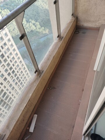 Balcony in 2 BHK Apartment at Rustomjee Azziano Wing I, Majiwada – for Rent