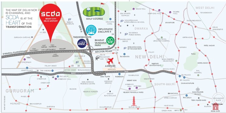 Map Location, m3m-mansion 4 Bedroom 3230 Sq.Ft. Apartment In Sector 113 Gurgaon 8526282