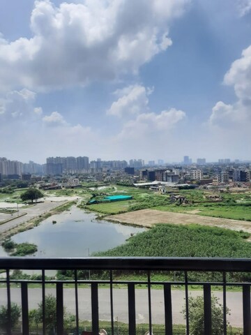 Balcony in 3.5 BHK Apartment at Amrapali Zodiac, Sector 120 – for Rent