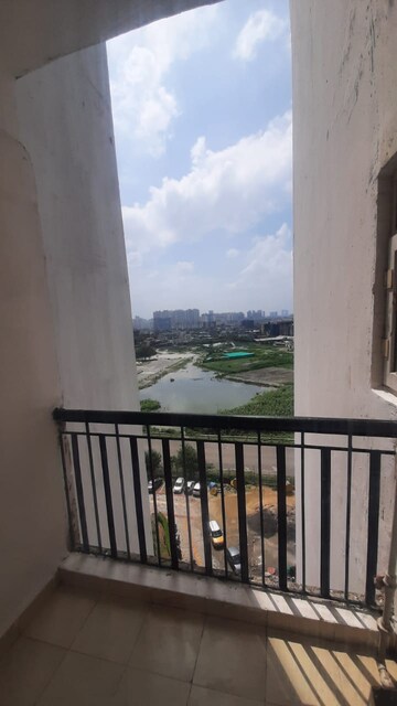 Balcony in 3.5 BHK Apartment at Amrapali Zodiac, Sector 120 – for Rent
