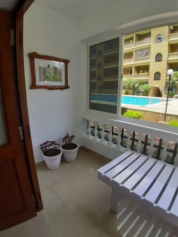 Balcony in 1 BHK Apartment at Siolim – for Rent