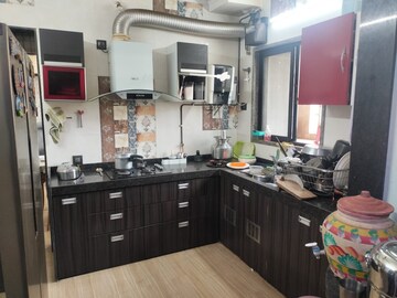 Kitchen in 1 BHK Apartment at Athene CHS, Majiwada – for Rent