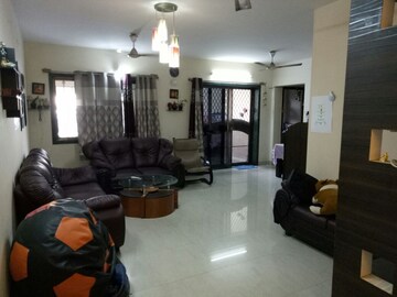Living Room in 3 BHK Apartment at Sarvantika Apartment, Bhusari Colony – for Rent