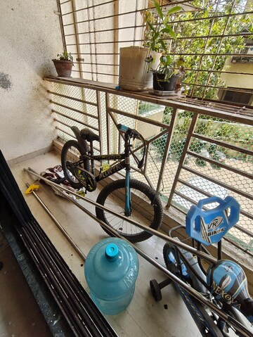 Balcony in 1 BHK Apartment at Swanand Sapphire, Badlapur East – for Rent