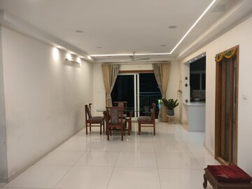 Living Room in 3 BHK Apartment at Rajapushpa Regalia, Kokapet – for Rent