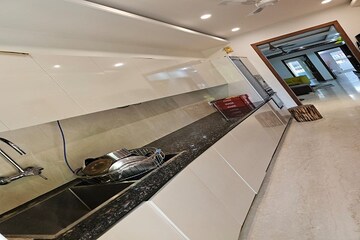 Kitchen in 4 BHK Builder Floor at RBC II, Sushant Lok I – for Rent