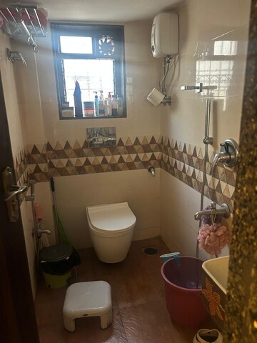 Bathroom in 2 BHK Apartment at Umiya Nagar CHS, Goregaon East – for Rent