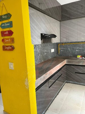 Kitchen in 3 BHK Apartment at MGI Gharaunda, Raj Nagar Extension – for Sale