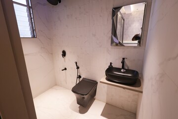 Bathroom in 1 BHK Apartment at Waghbil – for Sale