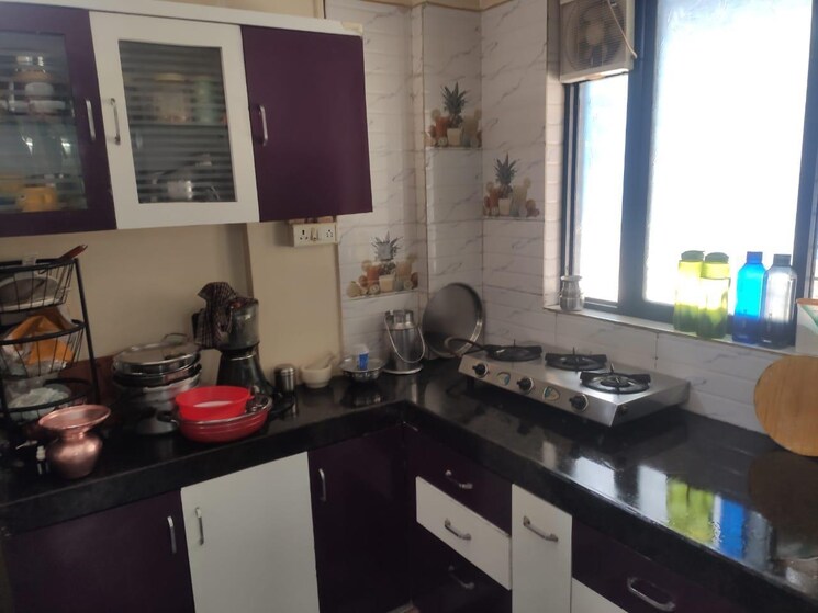 Kitchen, hermes-heritage-homes 2 Bedroom 1100 Sq.Ft. Apartment In Shastrinagar Pune 8527223