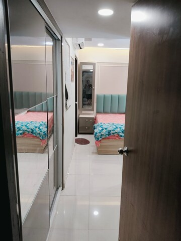 Living Room in 1 BHK Apartment at Raunak Heights, Ghodbunder Road – for Rent