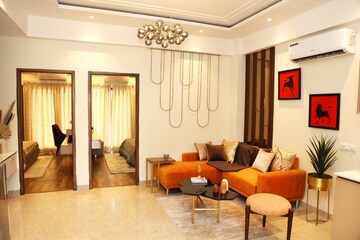 Living Room in 3 BHK Apartment at Suncity Vatsal Valley, Gwal Pahari – for Rent