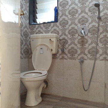 Bathroom in 2 BHK Apartment at Maharaja Retreat CHS, Goregaon East – for Rent