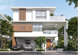 4 BHK Villa – Exterior View View at Radhey Raaga, Kollur - for Sale